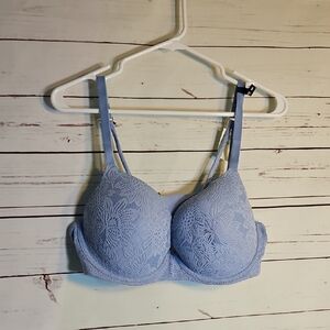 Aerie‎ Light Blue Lace Bra Size 38D
